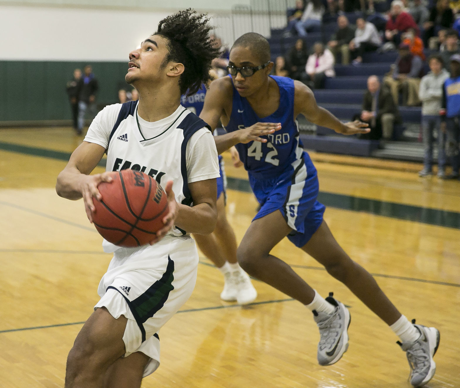 Stafford at Colonial Forge boys basketball